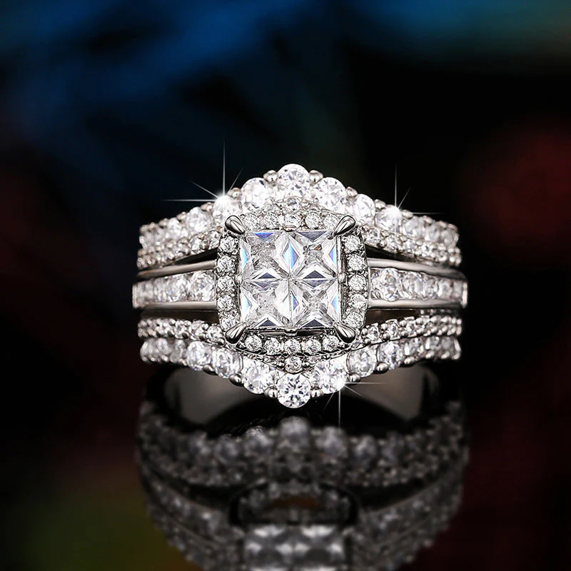 ⭐ Évalué parmi les meilleurs丨Purelora™💍Bague Diamant Moissanite Magnetology | Profitez des bienfaits de la thérapie magnétique, du titane et du moissanite pour améliorer le bien-être, la circulation sanguine et la combustion des graisses. - Image 4