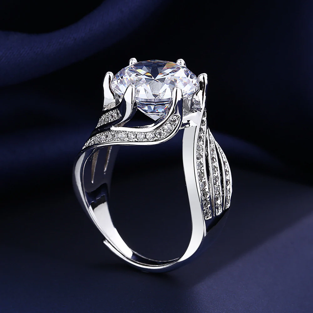 ⭐ Évalué parmi les meilleurs丨Purelora™💍Bague Diamant Moissanite Magnetology | Profitez des bienfaits de la thérapie magnétique, du titane et du moissanite pour améliorer le bien-être, la circulation sanguine et la combustion des graisses. - Image 8