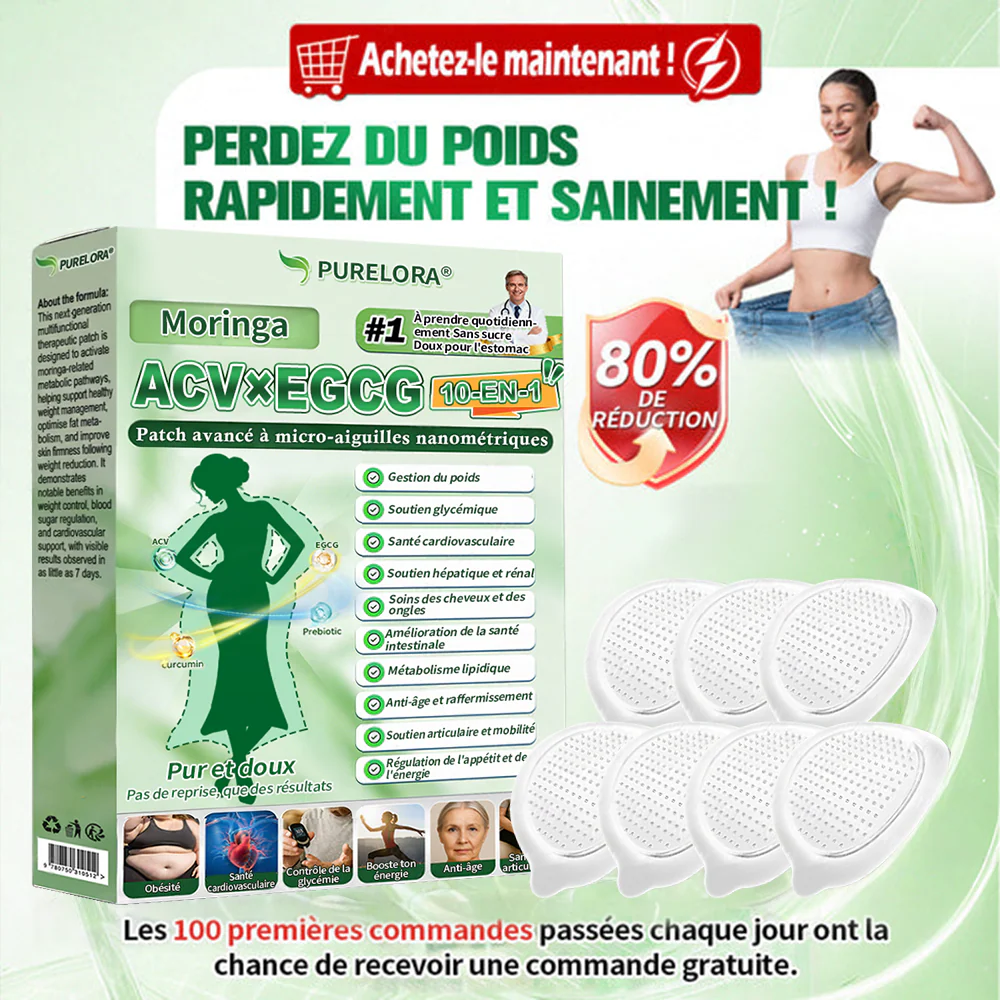 🏥Pharmacie en ligne française ⚕️p𝒖𝒓𝒆𝒍𝒐𝒓𝒂® 𝑨𝑪𝑽 × 𝑬𝑮𝑪𝑮 𝟏𝟎-𝒆𝒏-𝟏 𝐏𝐚𝙩𝙘𝙝 𝙈𝙞𝙘𝙧𝙤𝙣é𝙚𝒅𝒍𝒆 𝑨𝒗𝒂𝐧𝐜é 𝙉𝙖𝒏𝒐 (𝐔𝐧𝐞 𝐬𝐞𝐮𝐥𝐞 𝐟𝐨𝐢𝐬 𝐩𝐚𝐫 𝐣𝐨𝐮𝐫, 𝐜𝐡𝐚𝐧𝐠𝐞𝐦𝐞𝐧𝐭𝐬 𝐯𝐢𝐬𝐢𝐛𝐥𝐞𝐬 𝐞𝐧 𝟕 𝐣𝐨𝐮𝐫𝐬) ✅𝐏𝐨𝐮𝐫 𝐥’𝐨𝐛é𝐬𝐢𝐭é, 🅟🅔🅐🅤 🅡🅔🅛â🅒🅗é🅔,𝐝𝐢𝐚𝐛è𝐭𝐞, 𝐚𝐩𝐧é𝐞 𝐝𝐮 𝐬𝐨𝐦𝐦𝐞𝐢𝐥, 𝐩𝐫𝐨𝐛𝐥è𝐦𝐞𝐬 𝐚𝐫𝐭𝐢𝐜𝐮𝐥𝐚𝐢𝐫𝐞𝐬, 𝐞𝐭 𝐛𝐢𝐞𝐧 𝐩𝐥𝐮𝐬