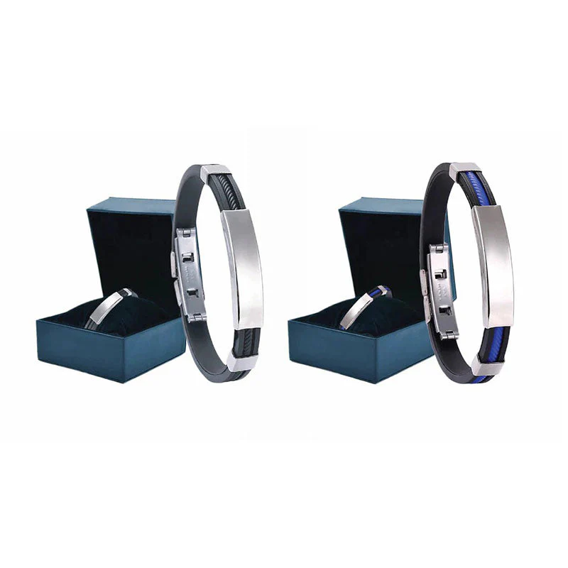🏆 Meilleure vente丨Therapeutic Lympunclog Titanium Wristband — Inspiré par TitaniumION pour un usage quotidien, il soutient la circulation sanguine, la relaxation et soulage les inconforts articulaires. Aide à la détox et au soutien lymphatique. - Image 7