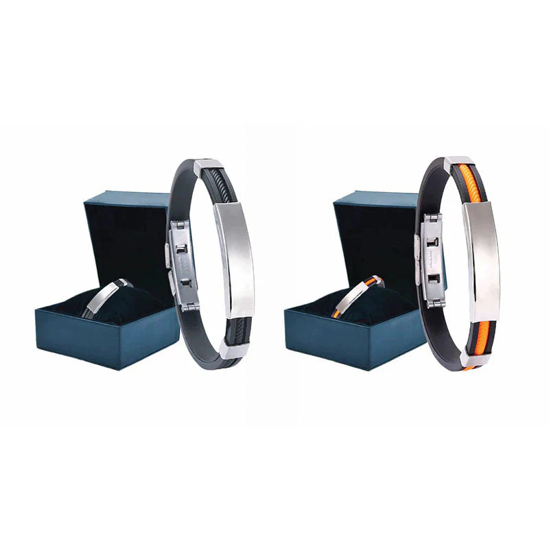 🏆 Meilleure vente丨Therapeutic Lympunclog Titanium Wristband — Inspiré par TitaniumION pour un usage quotidien, il soutient la circulation sanguine, la relaxation et soulage les inconforts articulaires. Aide à la détox et au soutien lymphatique. - Image 8