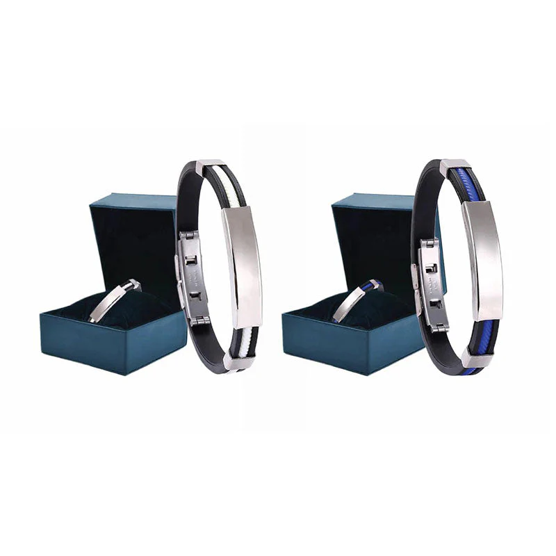 🏆 Meilleure vente丨Therapeutic Lympunclog Titanium Wristband — Inspiré par TitaniumION pour un usage quotidien, il soutient la circulation sanguine, la relaxation et soulage les inconforts articulaires. Aide à la détox et au soutien lymphatique. - Image 9