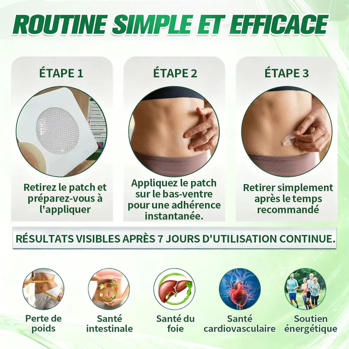 🏥Pharmacie en ligne française | 🇫🇷 p𝒖𝒓𝒆𝒍𝒐𝒓𝒂® NAD × 𝑬𝑮𝑪𝑮 20-𝒆𝒏-𝟏 𝐏𝐚𝙩𝙘𝙝 𝙈𝙞𝙘𝙧𝙤𝙣é𝙚𝒅𝒍𝒆 𝑨𝒗𝒂𝐧𝐜é 𝙉𝙖𝒏𝒐 (𝐔𝐧𝐞 𝐬𝐞𝐮𝐥𝐞 𝐟𝐨𝐢𝐬 𝐩𝐚𝐫 𝐣𝐨𝐮𝐫, 𝐜𝐡𝐚𝐧𝐠𝐞𝐦𝐞𝐧𝐭𝐬 𝐯𝐢𝐬𝐢𝐛𝐥𝐞𝐬 𝐞𝐧 𝟕 𝐣𝐨𝐮𝐫𝐬) ✅𝐏𝐨𝐮𝐫 𝐥’𝐨𝐛é𝐬𝐢𝐭é, 🅟🅔🅐🅤 🅡🅔🅛â🅒🅗é🅔,𝐝𝐢𝐚𝐛è𝐭𝐞, 𝐚𝐩𝐧é𝐞 𝐝𝐮 𝐬𝐨𝐦𝐦𝐞𝐢𝐥, 𝐩𝐫𝐨𝐛𝐥è𝐦𝐞𝐬 𝐚𝐫𝐭𝐢𝐜𝐮𝐥𝐚𝐢𝐫𝐞𝐬, 𝐞𝐭 𝐛𝐢𝐞𝐧 𝐩𝐥𝐮𝐬 - Image 7