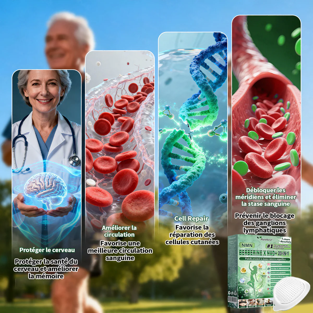🏥Pharmacie en ligne française | p𝒖𝒓𝒆𝒍𝒐𝒓𝒂® NAD × 𝑬𝑮𝑪𝑮 20-𝒆𝒏-𝟏 𝐏𝐚𝙩𝙘𝙝 𝙈𝙞𝙘𝙧𝙤𝙣é𝙚𝒅𝒍𝒆 𝑨𝒗𝒂𝐧𝐜é 𝙉𝙖𝒏𝒐 (𝐔𝐧𝐞 𝐬𝐞𝐮𝐥𝐞 𝐟𝐨𝐢𝐬 𝐩𝐚𝐫 𝐣𝐨𝐮𝐫, 𝐜𝐡𝐚𝐧𝐠𝐞𝐦𝐞𝐧𝐭𝐬 𝐯𝐢𝐬𝐢𝐛𝐥𝐞𝐬 𝐞𝐧 𝟕 𝐣𝐨𝐮𝐫𝐬) ✅𝐏𝐨𝐮𝐫 𝐥’𝐨𝐛é𝐬𝐢𝐭é, 🅟🅔🅐🅤 🅡🅔🅛â🅒🅗é🅔,𝐝𝐢𝐚𝐛è𝐭𝐞, 𝐚𝐩𝐧é𝐞 𝐝𝐮 𝐬𝐨𝐦𝐦𝐞𝐢𝐥, 𝐩𝐫𝐨𝐛𝐥è𝐦𝐞𝐬 𝐚𝐫𝐭𝐢𝐜𝐮𝐥𝐚𝐢𝐫𝐞𝐬, 𝐞𝐭 𝐛𝐢𝐞𝐧 𝐩𝐥𝐮𝐬 - Image 7